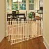 MyPet 27 in. Extra-Wide Swing Wooden Pet Gate, 60 in. to 103 in. W