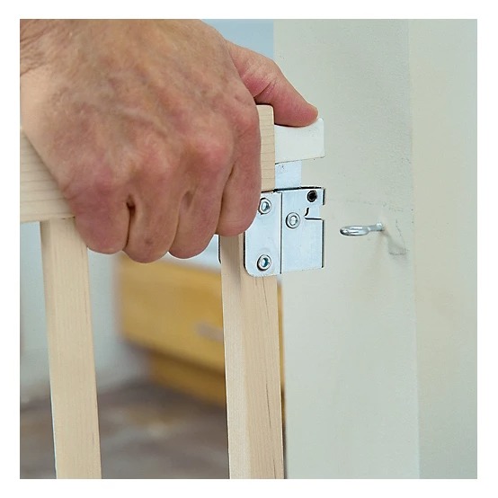 MyPet 27 in. Extra-Wide Swing Wooden Pet Gate, 60 in. to 103 in. W