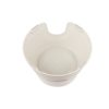 Richell 0.6-Cup Raised Polypropylene Fish-Patterned Cat Bowl