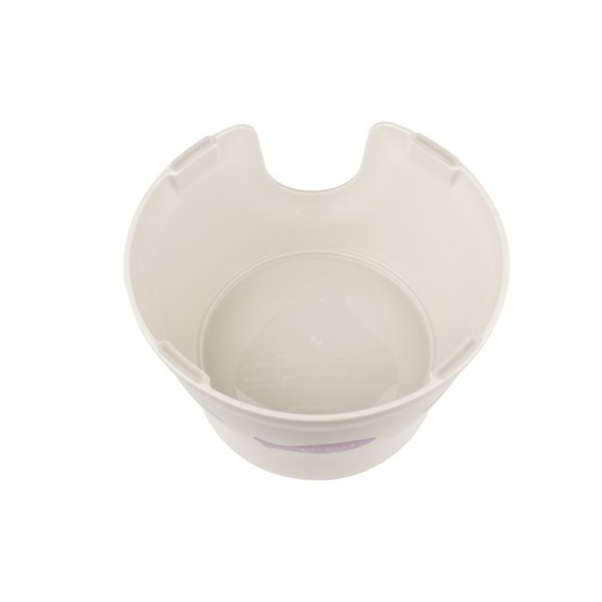 Richell 0.6-Cup Raised Polypropylene Fish-Patterned Cat Bowl
