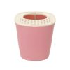Richell Paw Trax Top Entry Cat Litter Box, Salmon Pink