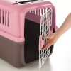 Richell E-Z Mobile 1-Door Polyethylene Pet Carrier with Wheels