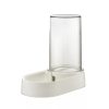 Richell Elevated Gravity Water Dispenser Dog & Cat Bowl, White, 1-gal