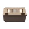 Richell Pet Travel Carrier Medium Brown