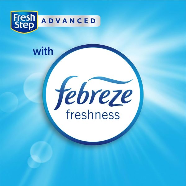 Fresh Step Advanced Clumping Litter with Febreze Freshness with Gain Scent, Fights Odor on Contact, 37 lbs. (2 x 18.5 lb. Box)