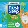 Fresh Step Advanced Clumping Litter with Febreze Freshness with Gain Scent, Fights Odor on Contact, 37 lbs. (2 x 18.5 lb. Box)