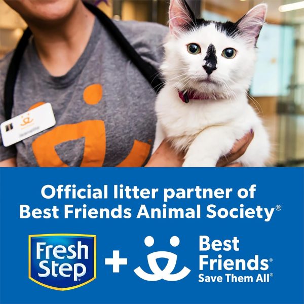 Fresh Step Advanced Simply Unscented Clumping Litter, Fresh Step Unscented Cat Litter Fights Odor on Contact, 37 lbs. (2 x 18.5 lb. Box)